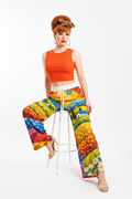 Van Gogh Landscape Pants — Sitting