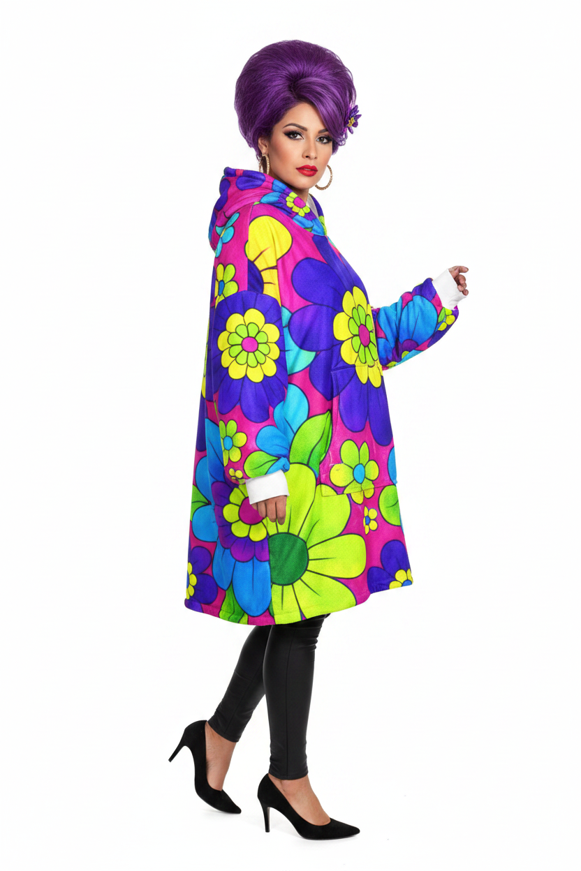 Walking — Latynka, fioletowy bouffant