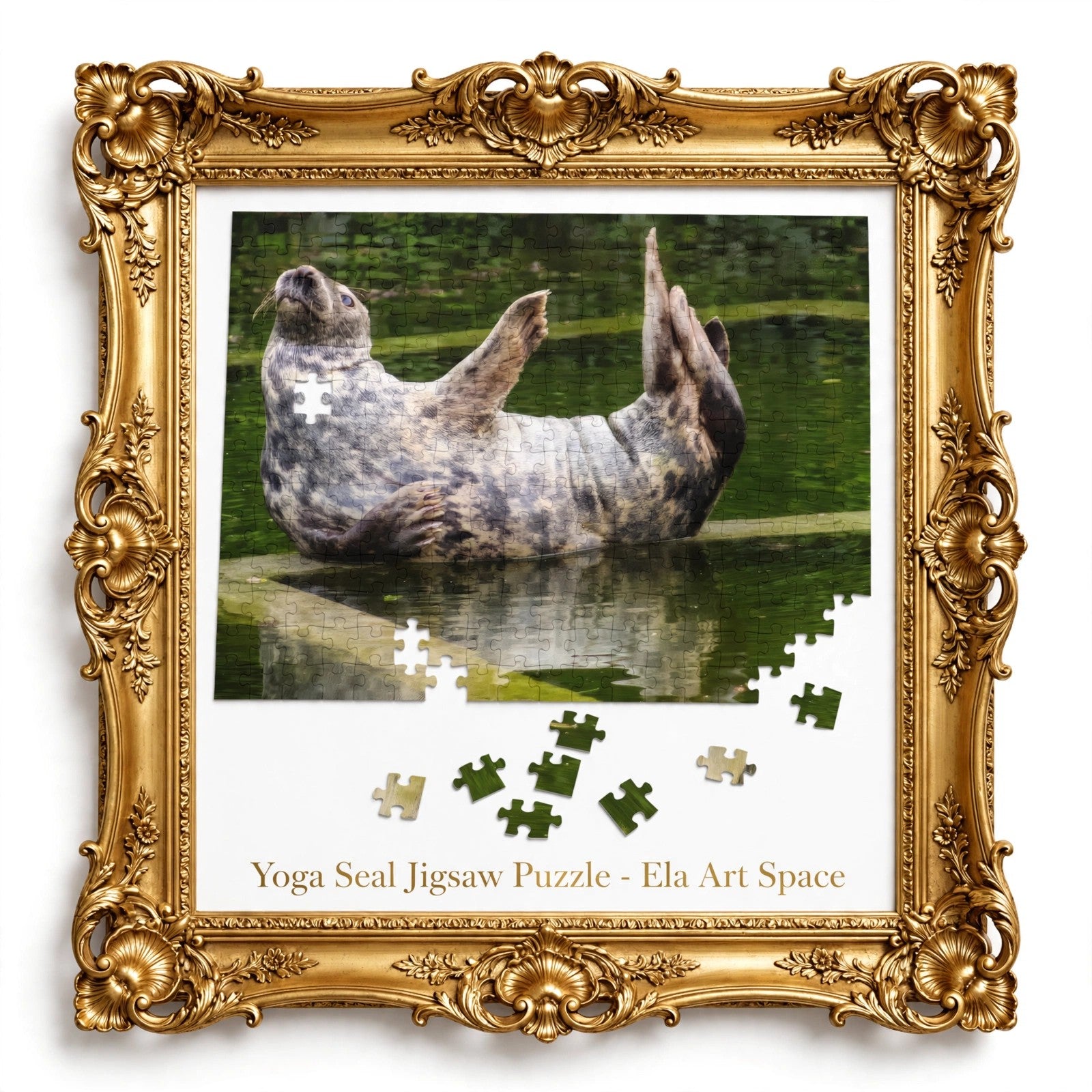 Yoga Seal Jigsaw Puzzle