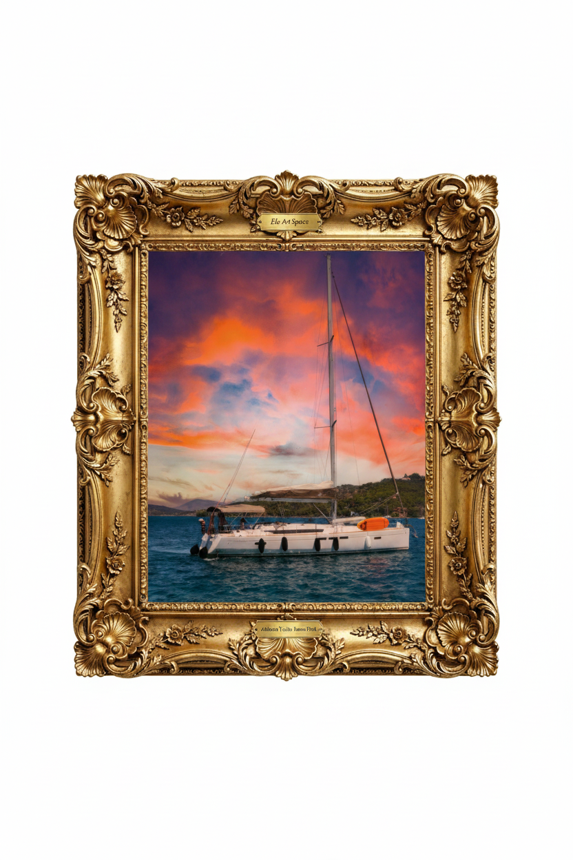 Złota rama — Athenian Yachts Ionian Dusk