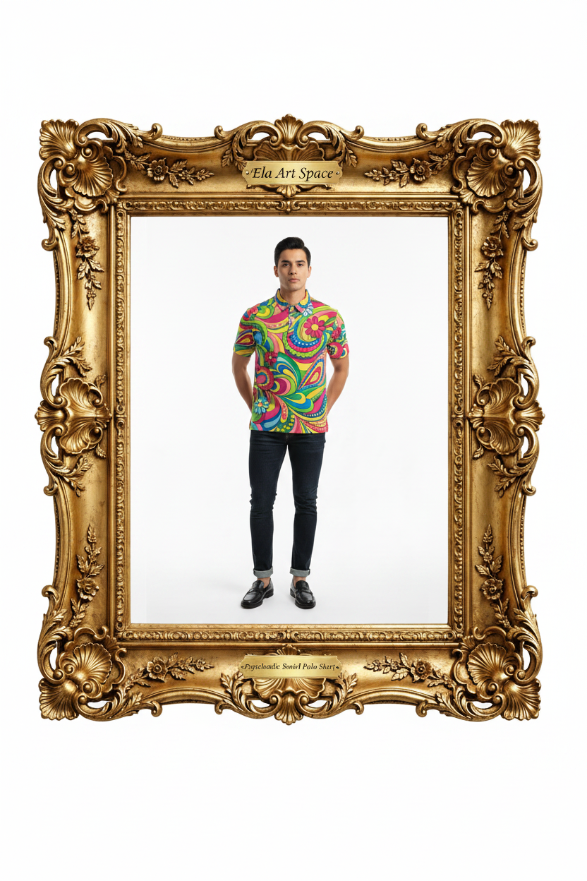 Złota rama — Psychedelic Swirl Polo